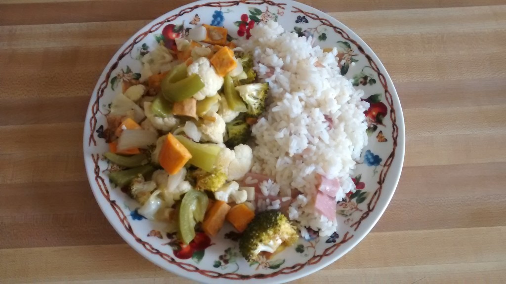 Roasted Vegetables with Rice